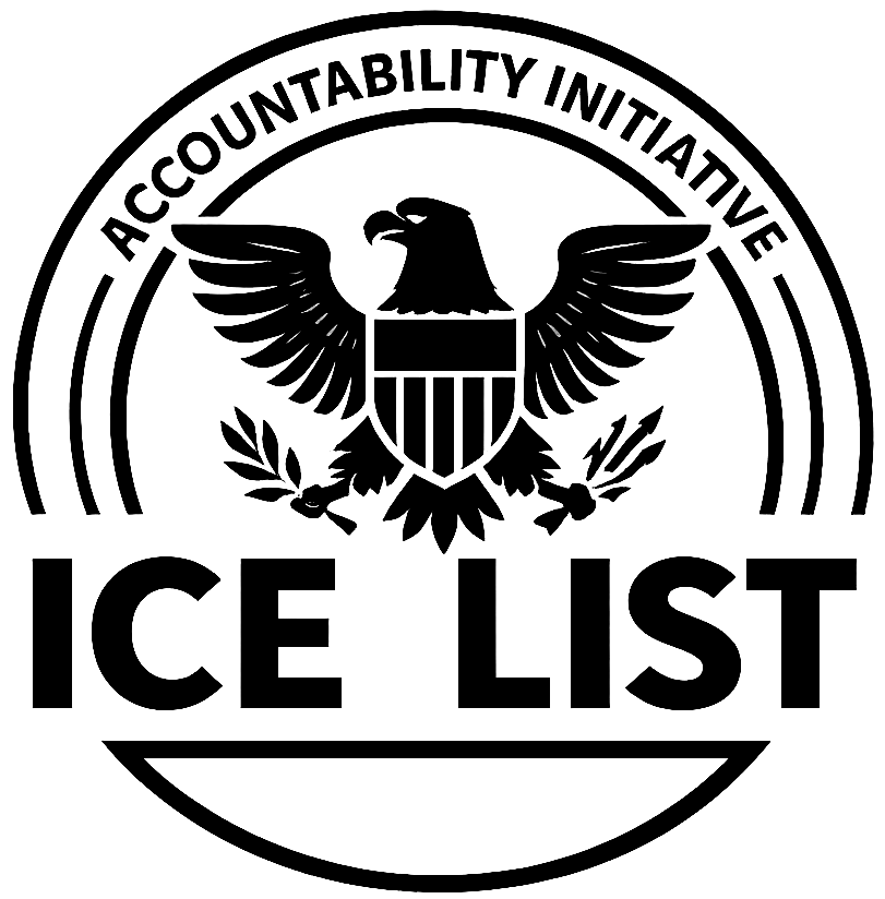 The ICE List eagle seal