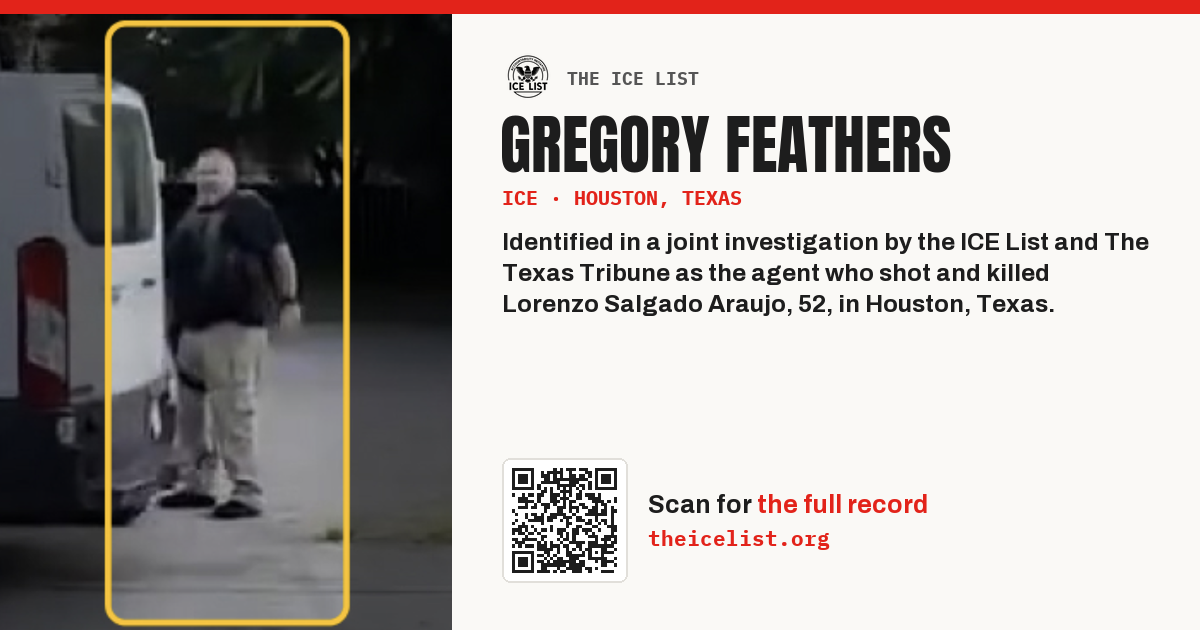 ICE Shooter Behind Death of Lorenzo Salgado Araujo Identified